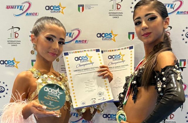 Niscemi. La 'Dance cool' trionfa al Campionato Europeo Aces di Napoli “Emerald dance festival” 